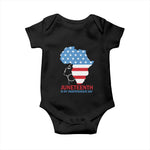 Juneteenth Is My Independence Day Baby Onesie African Woman Not 4th Of July
