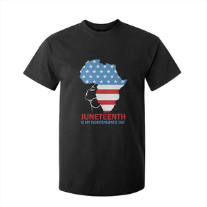 Juneteenth Is My Independence Day T Shirt For Kid African Woman Not 4th Of July