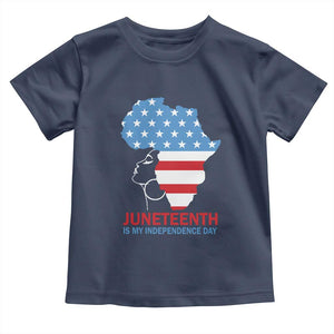Juneteenth Is My Independence Day Toddler T Shirt African Woman Not 4th Of July