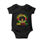 Vintage Juneteenth Baby Onesie Remembering My Ancestors