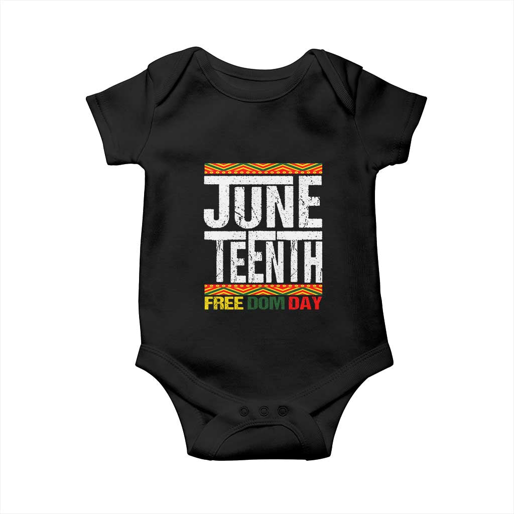Juneteenth Freedom Day Baby Onesie Since 1865 Black History Month