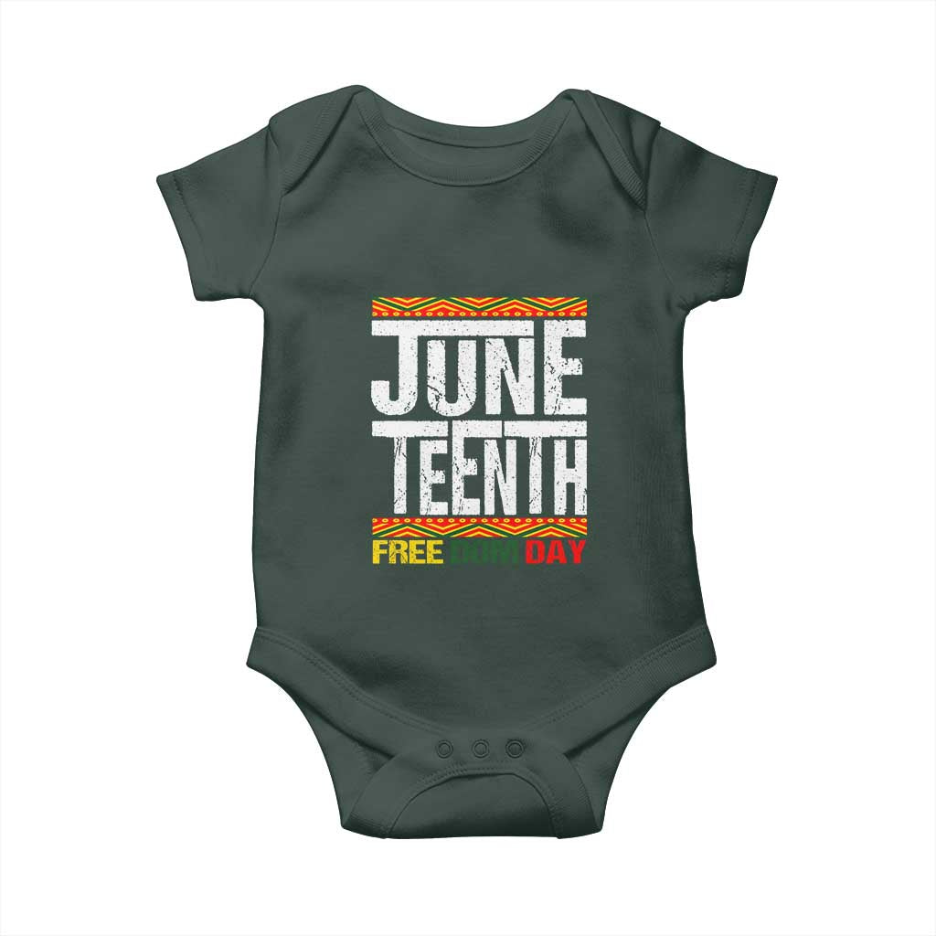 Juneteenth Freedom Day Baby Onesie Since 1865 Black History Month