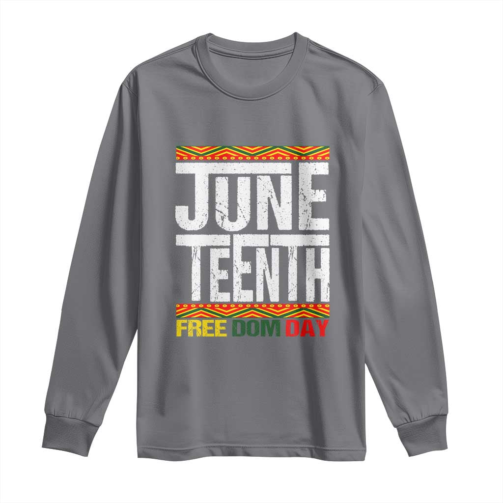 Juneteenth Freedom Day Long Sleeve Shirt Since 1865 Black History Month
