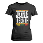 Juneteenth Freedom Day T Shirt For Women Since 1865 Black History Month