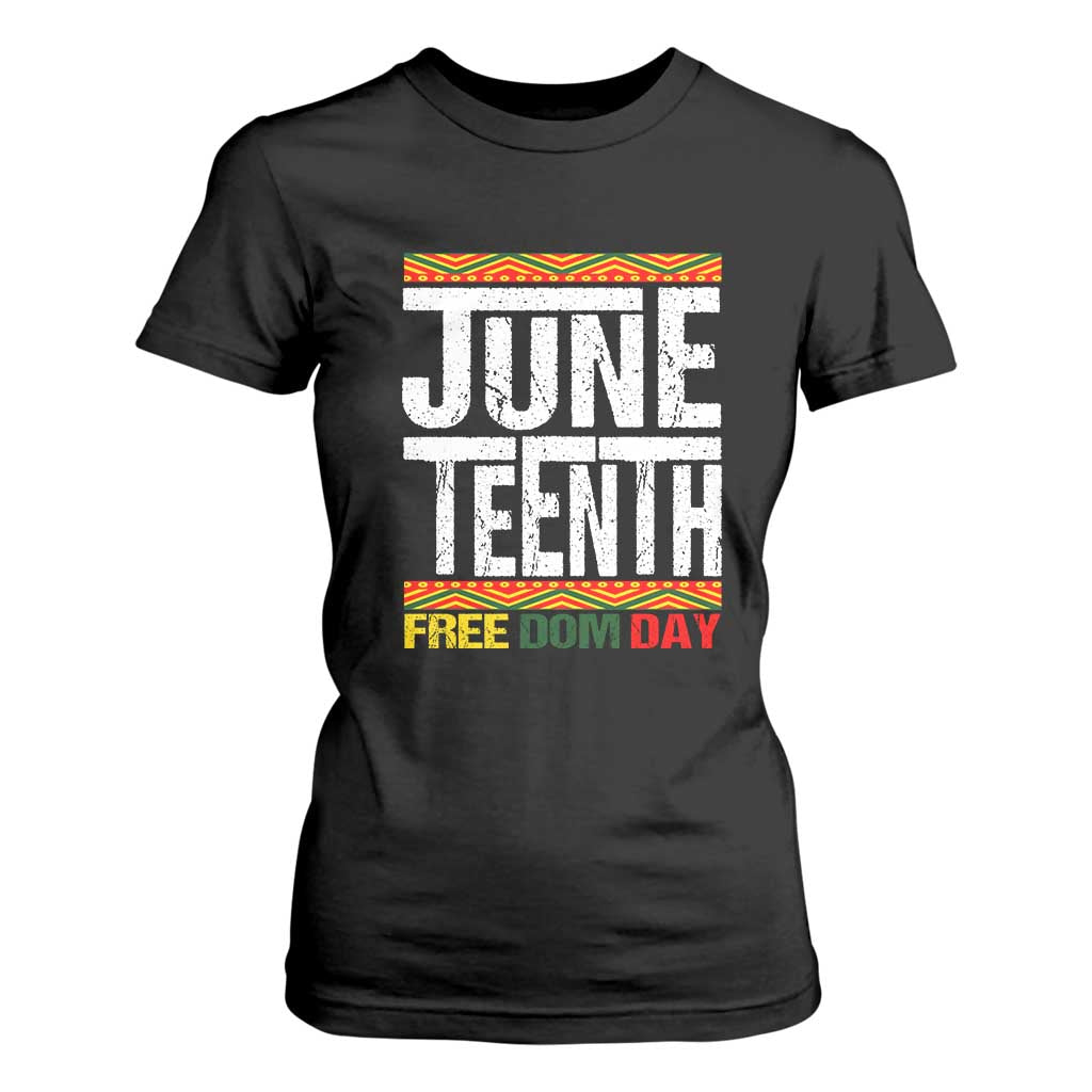 Juneteenth Freedom Day T Shirt For Women Since 1865 Black History Month