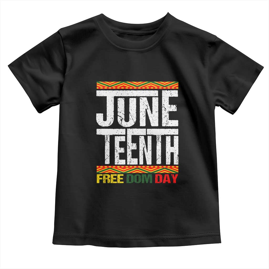 Juneteenth Freedom Day Toddler T Shirt Since 1865 Black History Month