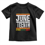 Juneteenth Freedom Day Toddler T Shirt Since 1865 Black History Month