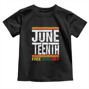 Juneteenth Freedom Day Toddler T Shirt Since 1865 Black History Month