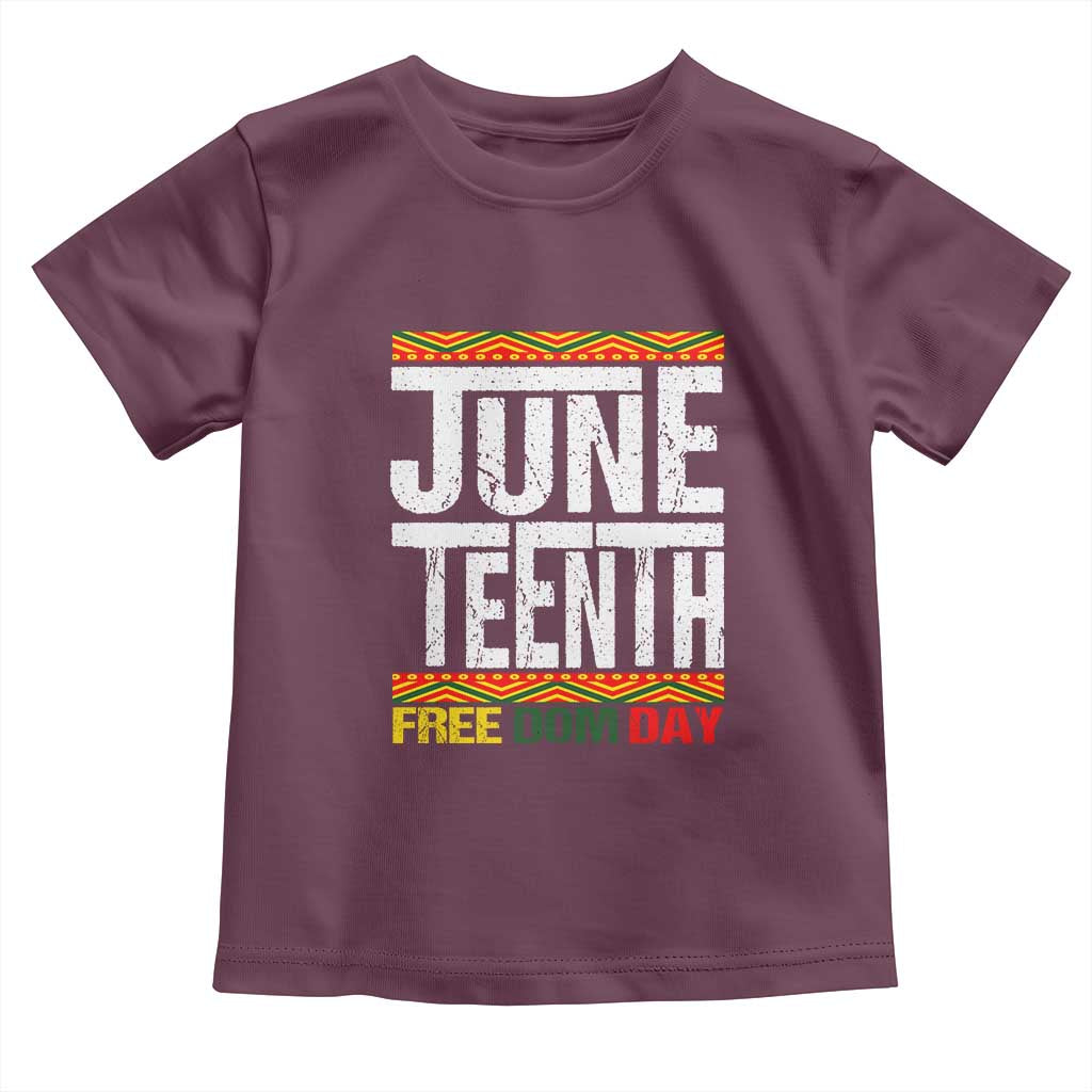 Juneteenth Freedom Day Toddler T Shirt Since 1865 Black History Month