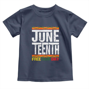 Juneteenth Freedom Day Toddler T Shirt Since 1865 Black History Month