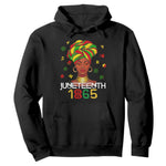 Melanin Queen Hoodie 1865 Juneteenth Celebrate African American Freedom Day