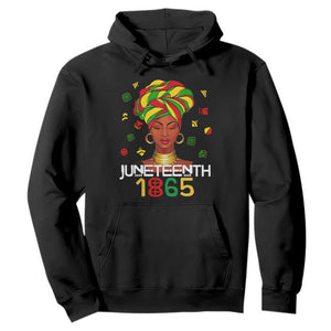 Melanin Queen Hoodie 1865 Juneteenth Celebrate African American Freedom Day