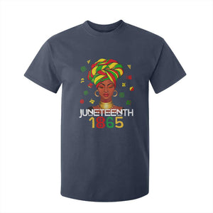 Melanin Queen T Shirt For Kid 1865 Juneteenth Celebrate African American Freedom Day