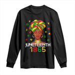 Melanin Queen Long Sleeve Shirt 1865 Juneteenth Celebrate African American Freedom Day