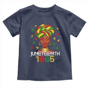 Melanin Queen Toddler T Shirt 1865 Juneteenth Celebrate African American Freedom Day