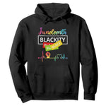 Juneteenth 1865 Hoodie Blackity Heartbeat