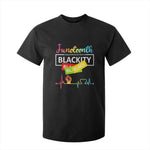 Juneteenth 1865 T Shirt For Kid Blackity Heartbeat