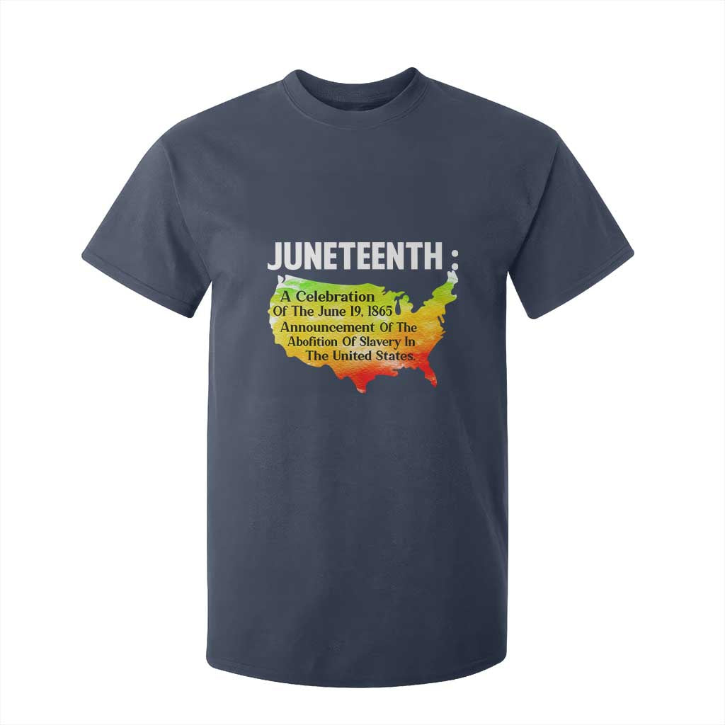 Black History T Shirt For Kid With African Map Juneteenth Celebration