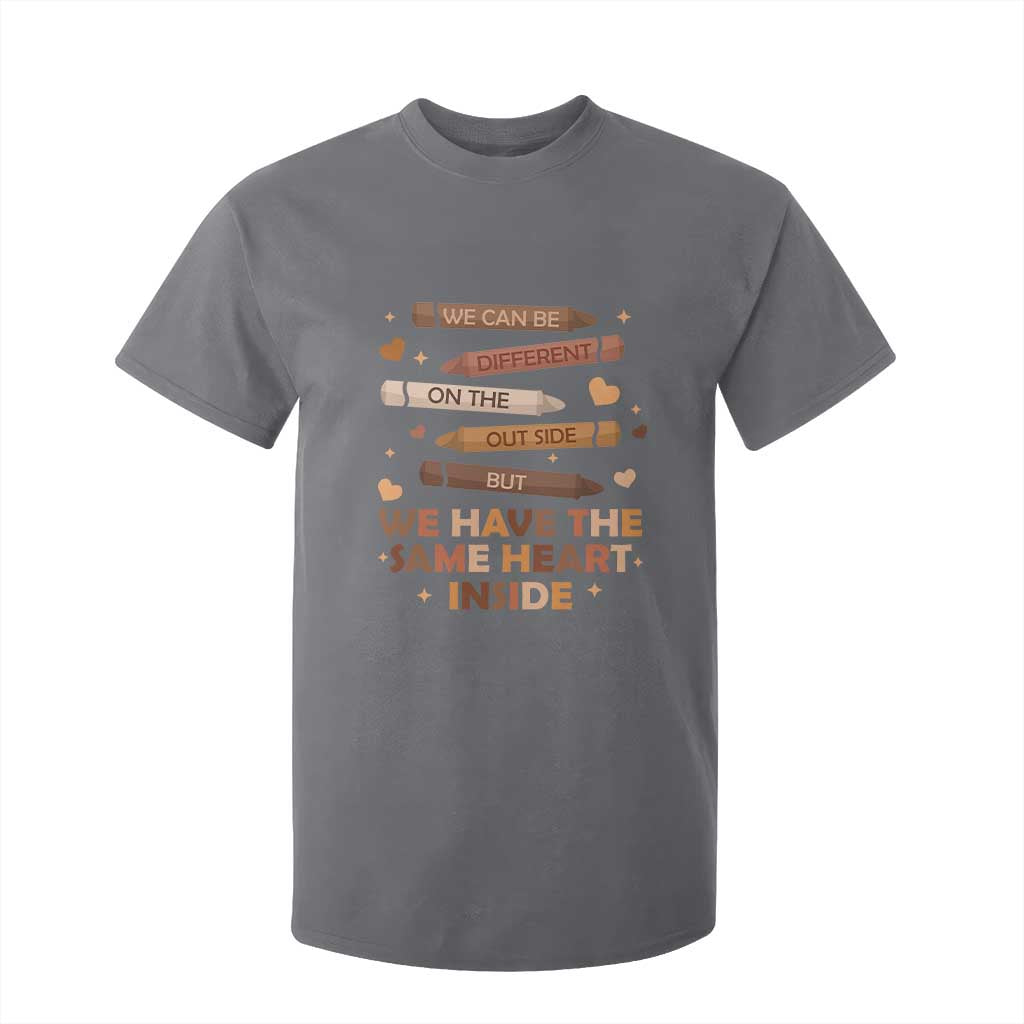 Black Pride Teaching T Shirt For Kid For Teacher We Have The Same Heart Inside BHM African American