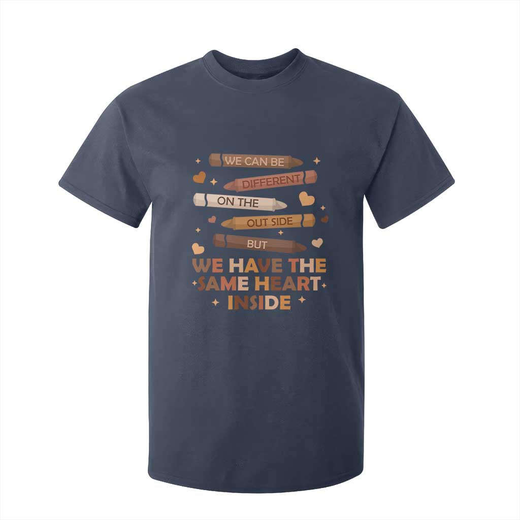 Black Pride Teaching T Shirt For Kid For Teacher We Have The Same Heart Inside BHM African American
