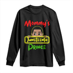 Mommy's Juneteenth Prince Long Sleeve Shirt Black Boy