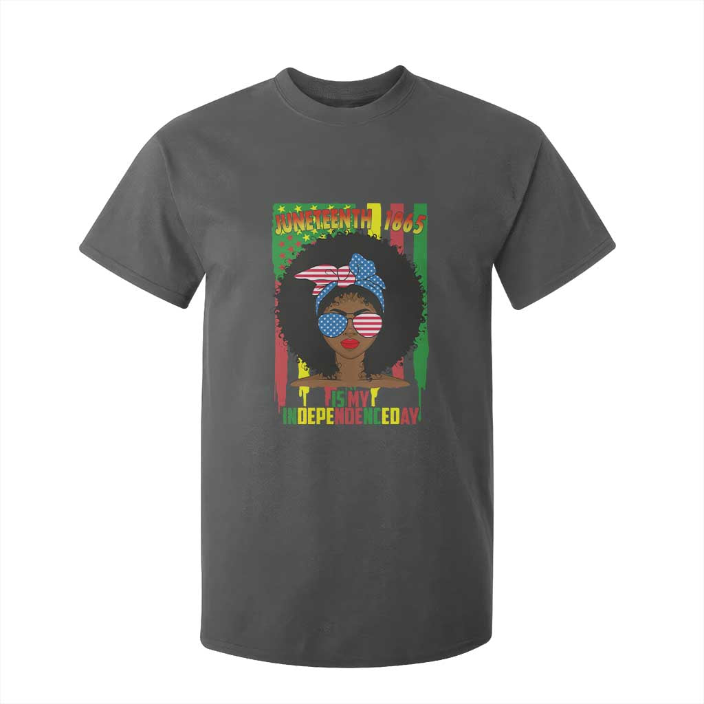 Juneteenth Is My Independence Day T Shirt For Kid For Black Women Not 4th Of July