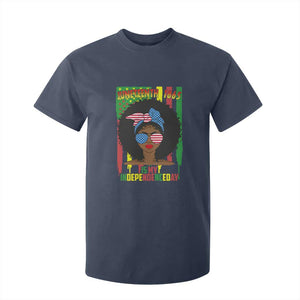 Juneteenth Is My Independence Day T Shirt For Kid For Black Women Not 4th Of July