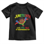 Juneteenth Is My Independence Day Toddler T Shirt Super Hero Black Boy