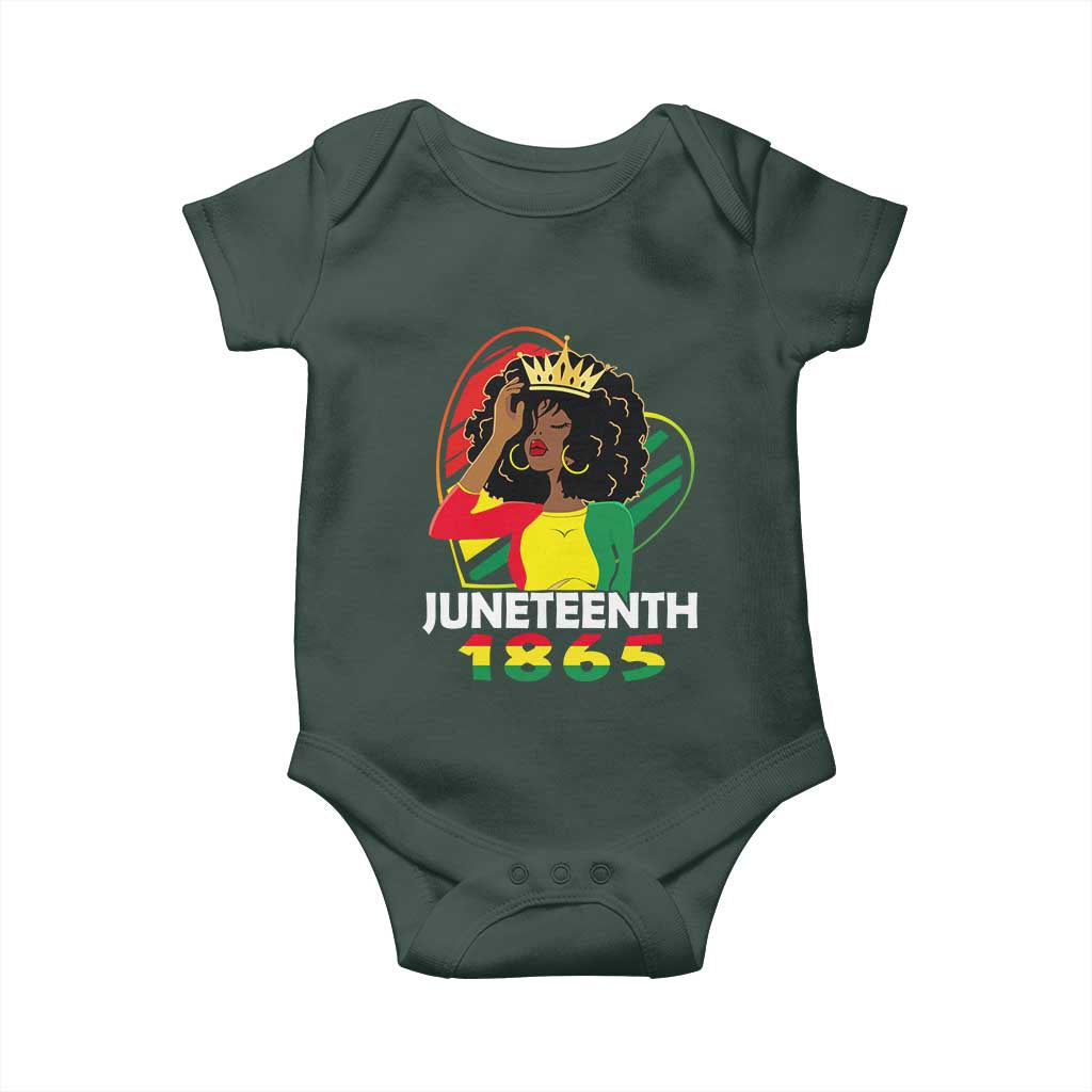 Queen Afro Baby Onesie Juneteenth 1865