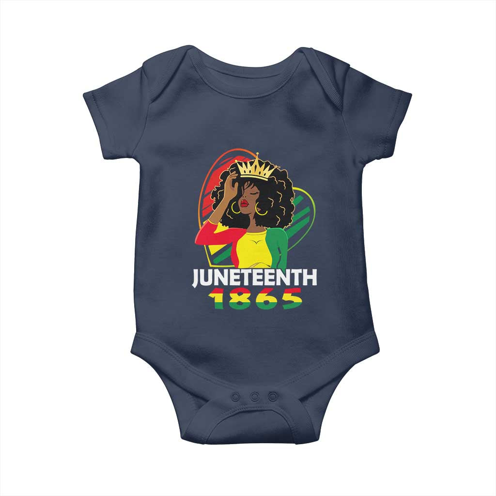 Queen Afro Baby Onesie Juneteenth 1865