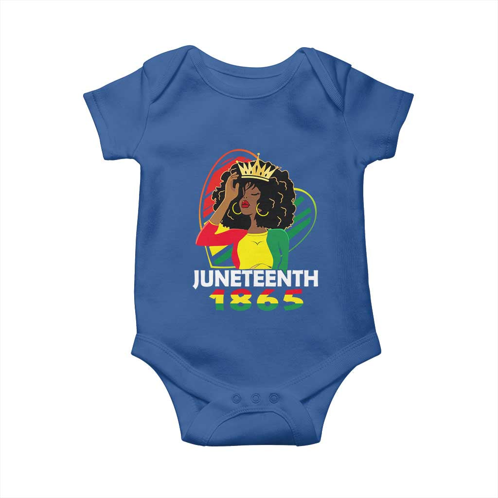 Queen Afro Baby Onesie Juneteenth 1865