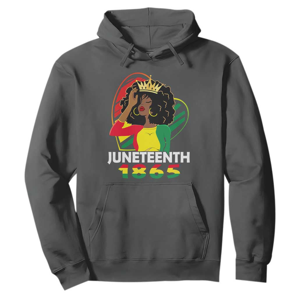 Queen Afro Hoodie Juneteenth 1865