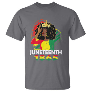 Queen Afro T Shirt Juneteenth 1865