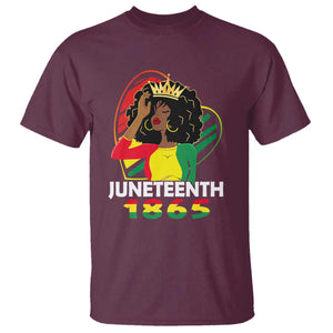 Queen Afro T Shirt Juneteenth 1865