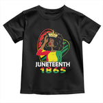 Queen Afro Toddler T Shirt Juneteenth 1865