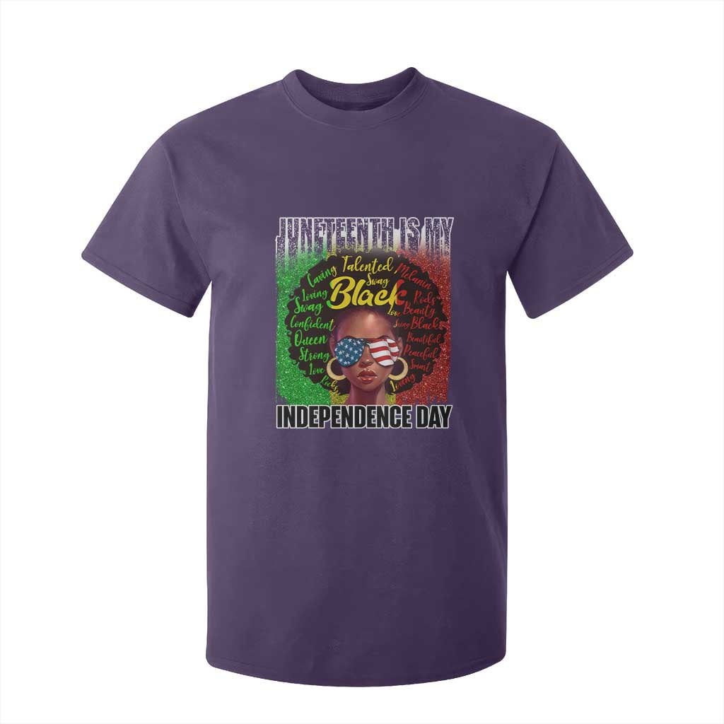 Juneteenth Is My Independence Day T Shirt For Kid For Black Queen Not July 4th