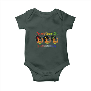 African American History Baby Onesie Juneteenth Is My Independence Day Freedom Black Women