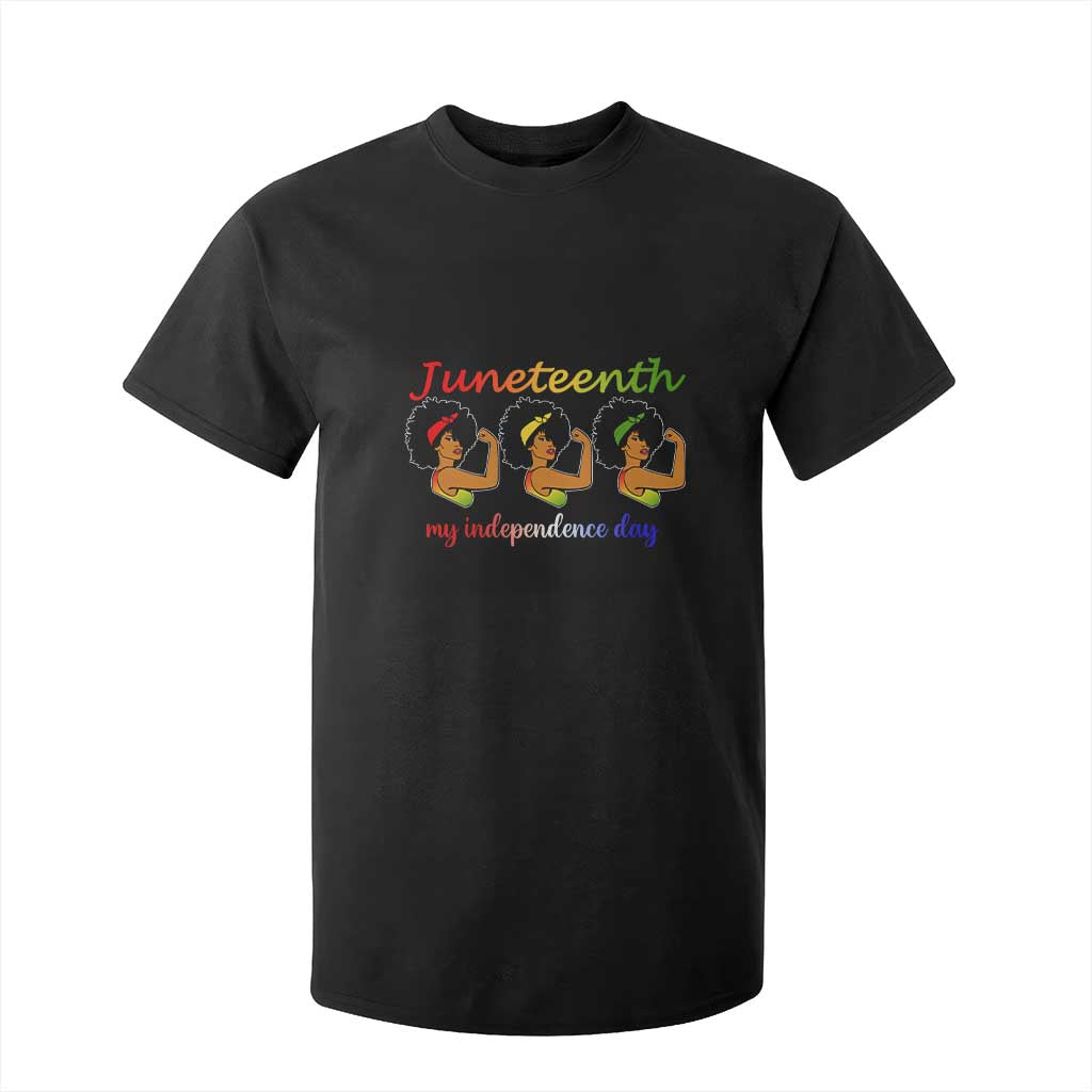 African American History T Shirt For Kid Juneteenth Is My Independence Day Freedom Black Women