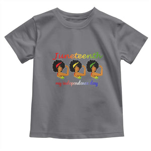 African American History Toddler T Shirt Juneteenth Is My Independence Day Freedom Black Women