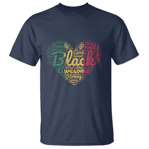 Black Awesome Strong Inspirational T Shirt African American Pride Juneteenth BHM