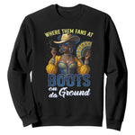 Melanin Cowgirls Linedance Sweatshirt Where Them Fans At Boots On Da Ground
