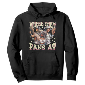 Melanin Cowgirls Hoodie Where Them Fans At Country Life Women Girls