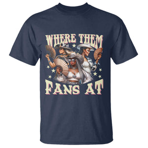Melanin Cowgirls T Shirt Where Them Fans At Country Life Women Girls