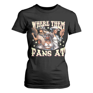 Melanin Cowgirls T Shirt For Women Where Them Fans At Country Life Women Girls