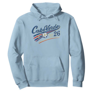 Cabo Verde Soccer Club 26 National Pride Hoodie Cape Verde Football Fans Retro Sporty Est. 2026