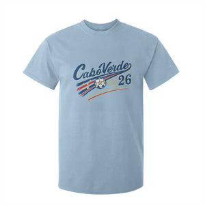 Cabo Verde Soccer Club 26 National Pride T Shirt For Kid Cape Verde Football Fans Retro Sporty Est. 2026