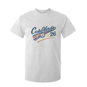 Cabo Verde Soccer Club 26 National Pride T Shirt For Kid Cape Verde Football Fans Retro Sporty Est. 2026