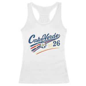 Cabo Verde Soccer Club 26 National Pride Racerback Tank Top Cape Verde Football Fans Retro Sporty Est. 2026