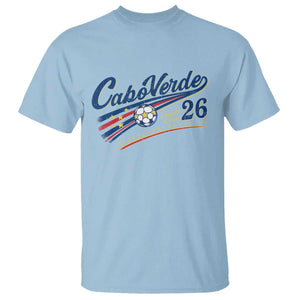 Cabo Verde Soccer Club 26 National Pride T Shirt Cape Verde Football Fans Retro Sporty Est. 2026