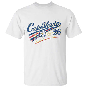 Cabo Verde Soccer Club 26 National Pride T Shirt Cape Verde Football Fans Retro Sporty Est. 2026